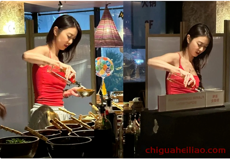 薛凯琪火锅店被偶遇,43岁依旧如少女般青春