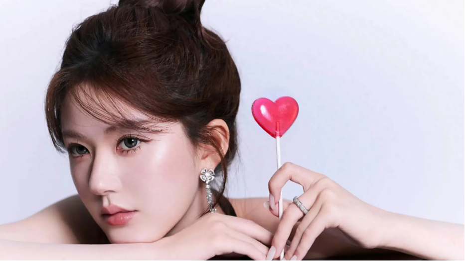 赵露思马尾造型,超市被赞美如洋娃娃